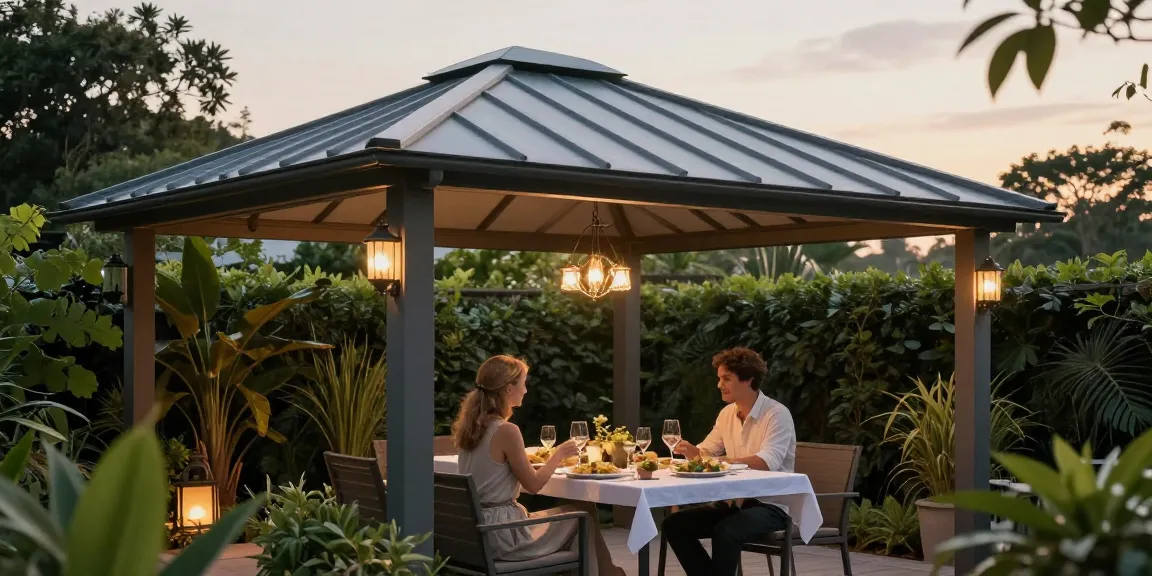 Moderne Terrassenüberdachungen bieten stilvollen Wetterschutz und schaffen einladende Außenbereiche.