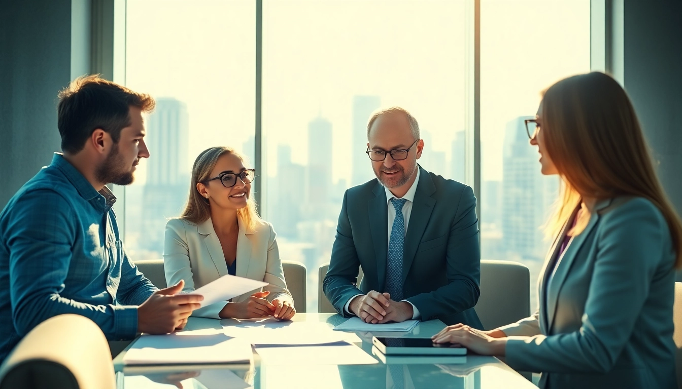 Geld leihen für persönliche Finanzierungsoptionen in einem modernen Büro.