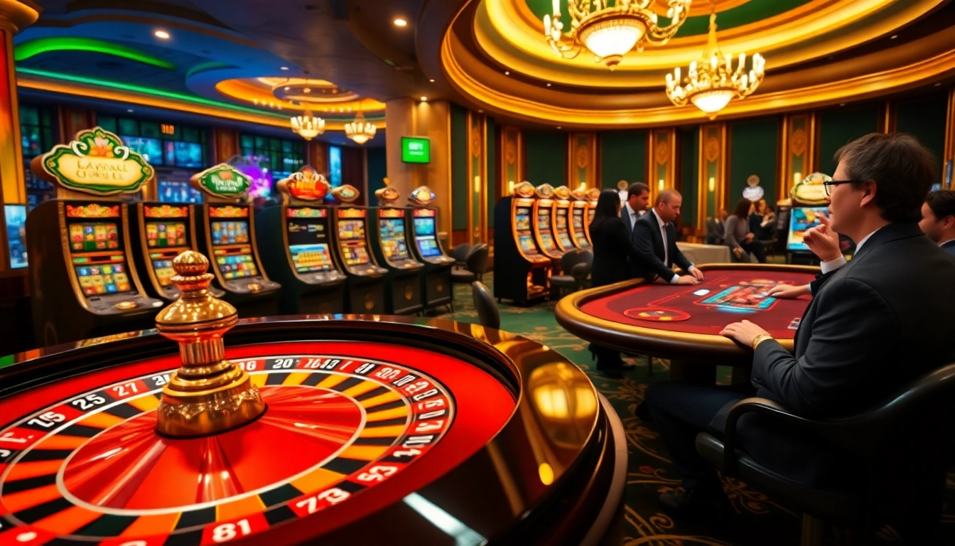 Experience thrilling gaming action at NV Casino with vibrant table games and slots.