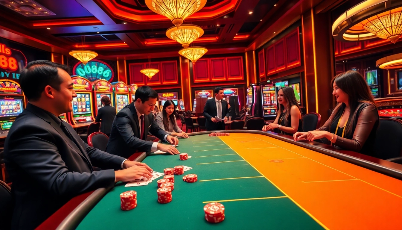 Experience the thrill of high-stakes gaming at U888 U88 with vibrant casino action and luxury.